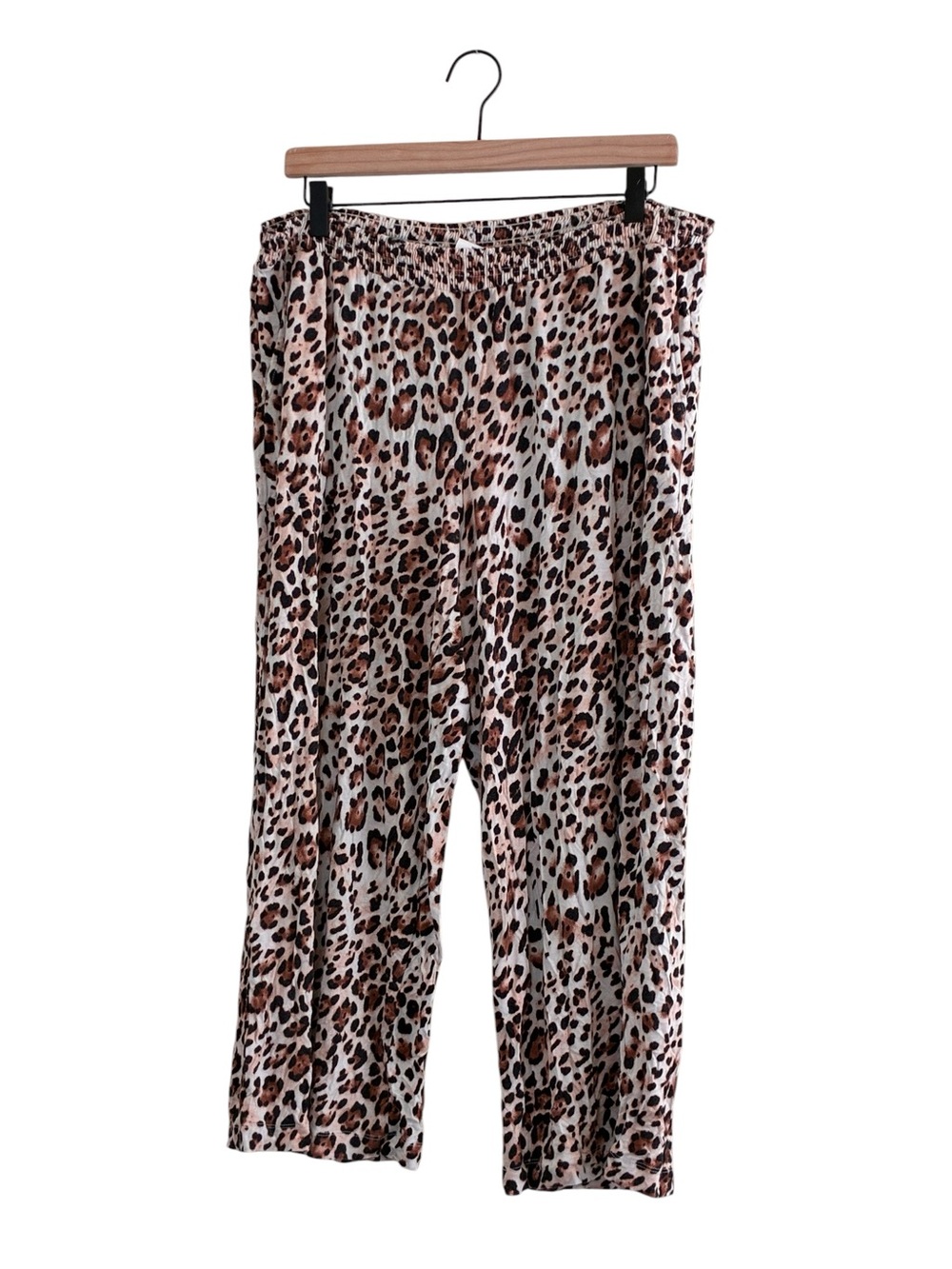 Soma | Rayon spandex loose fit animal print cheetah pajama pants size large